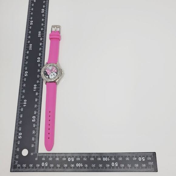 Disney Minnie Mouse Pink Rubber Band Watch - Picture 9 of 10